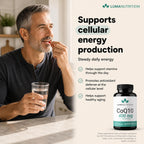 Luma Nutrition CoQ10 Softgels High-Absorption Heart Health

