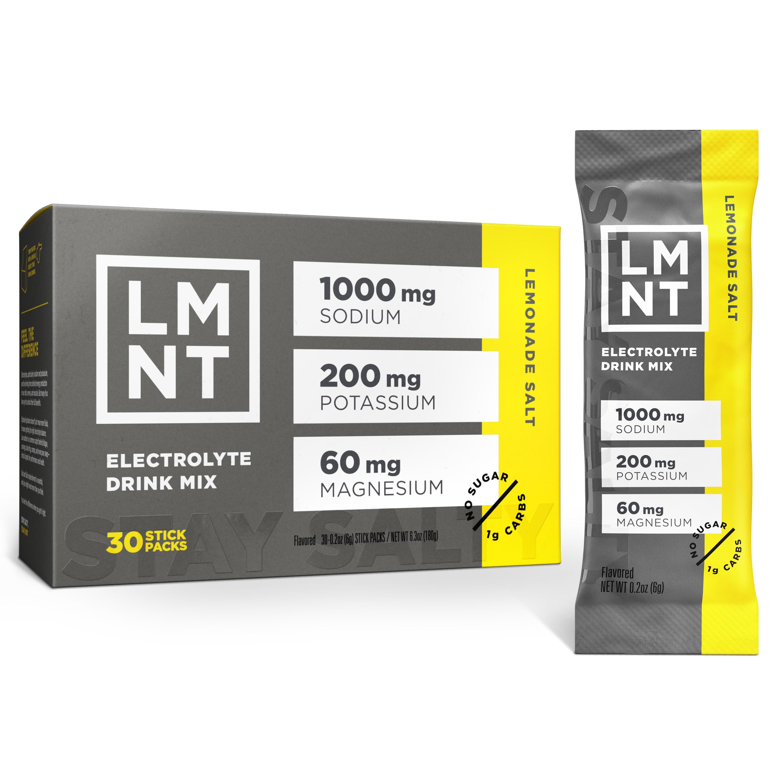 LMNT Zero Sugar Electrolyte Drink Mix
