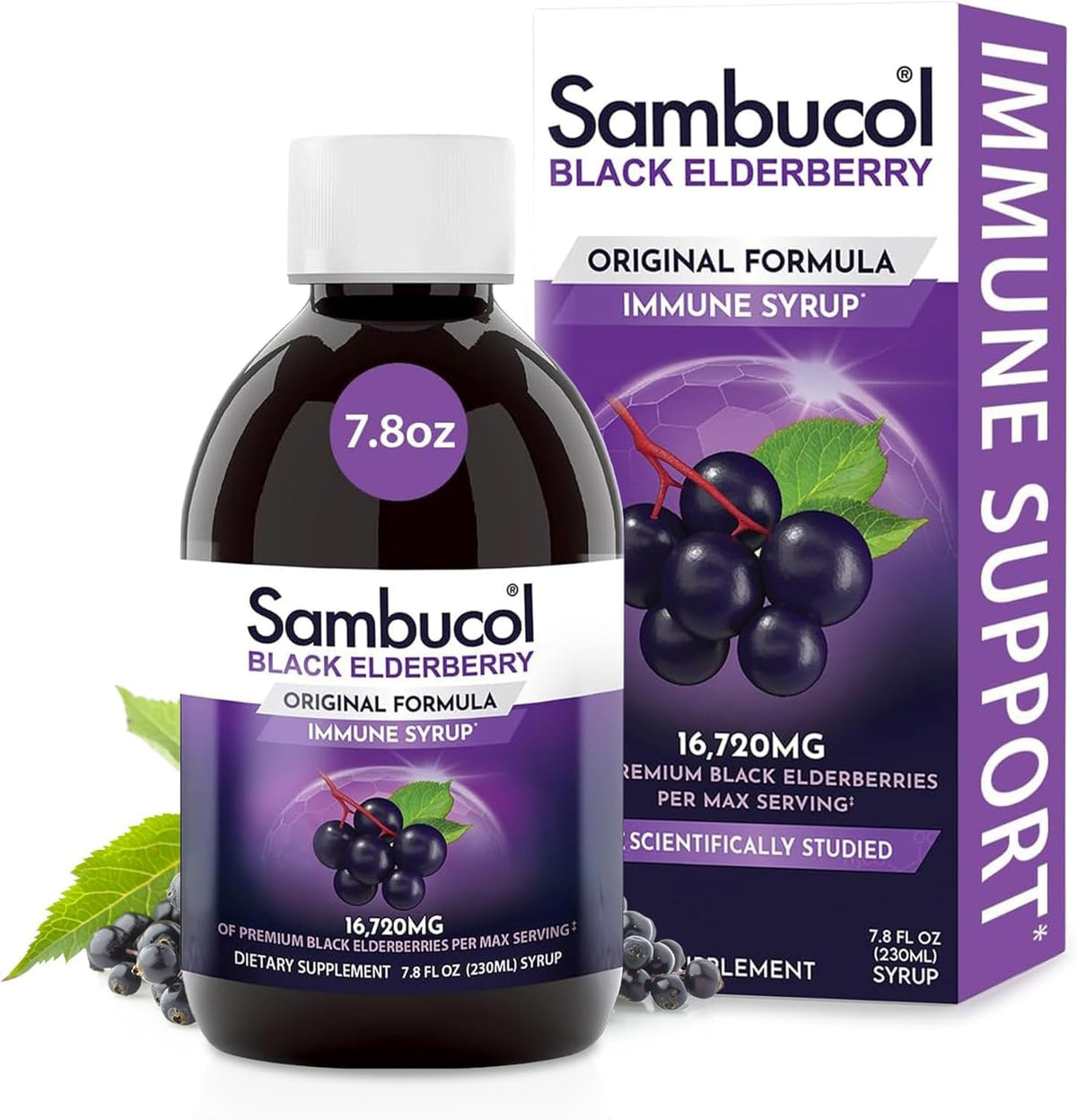 Sambucol Black Elderberry Syrup Immune Support