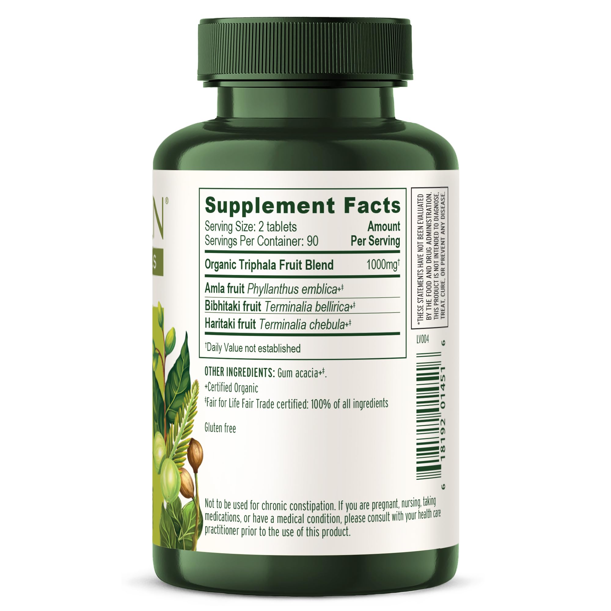 Banyan Botanicals Triphala Tablets for Digestive Support

