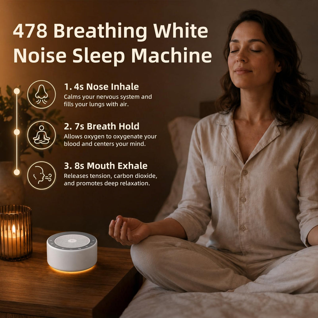 Kipcush Noise Machine for Sleep & Focus | 30 Sounds

