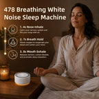 Kipcush Noise Machine for Sleep & Focus | 30 Sounds

