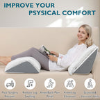 Shinnwa Knee Wedge Pillow Memory Foam

