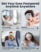 Heated Cordless Eye Mask for Dry Eyes - Travel Ready

