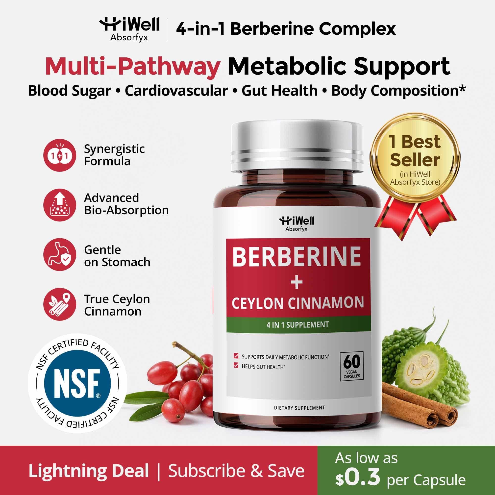 HiWell Metabolic Support Complex | Dietary Supplement


