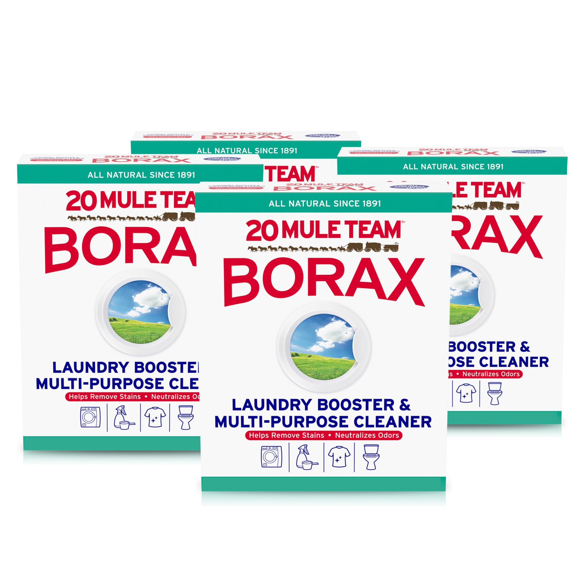 20 Mule Team Borax Powder – All Natural Laundry Booster

