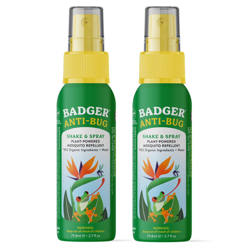Badger Bug Spray DEET-Free Mosquito Repellent with Citronella & Essential Oils