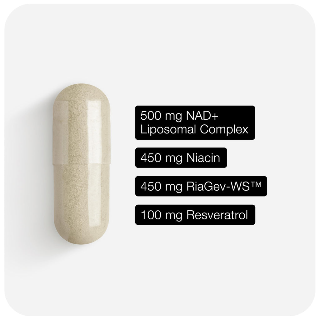 Toniiq Liposomal NAD+ & Resveratrol Supplement

