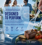 Voatree Disposable Clear Plastic Cutlery - BPA-Free

