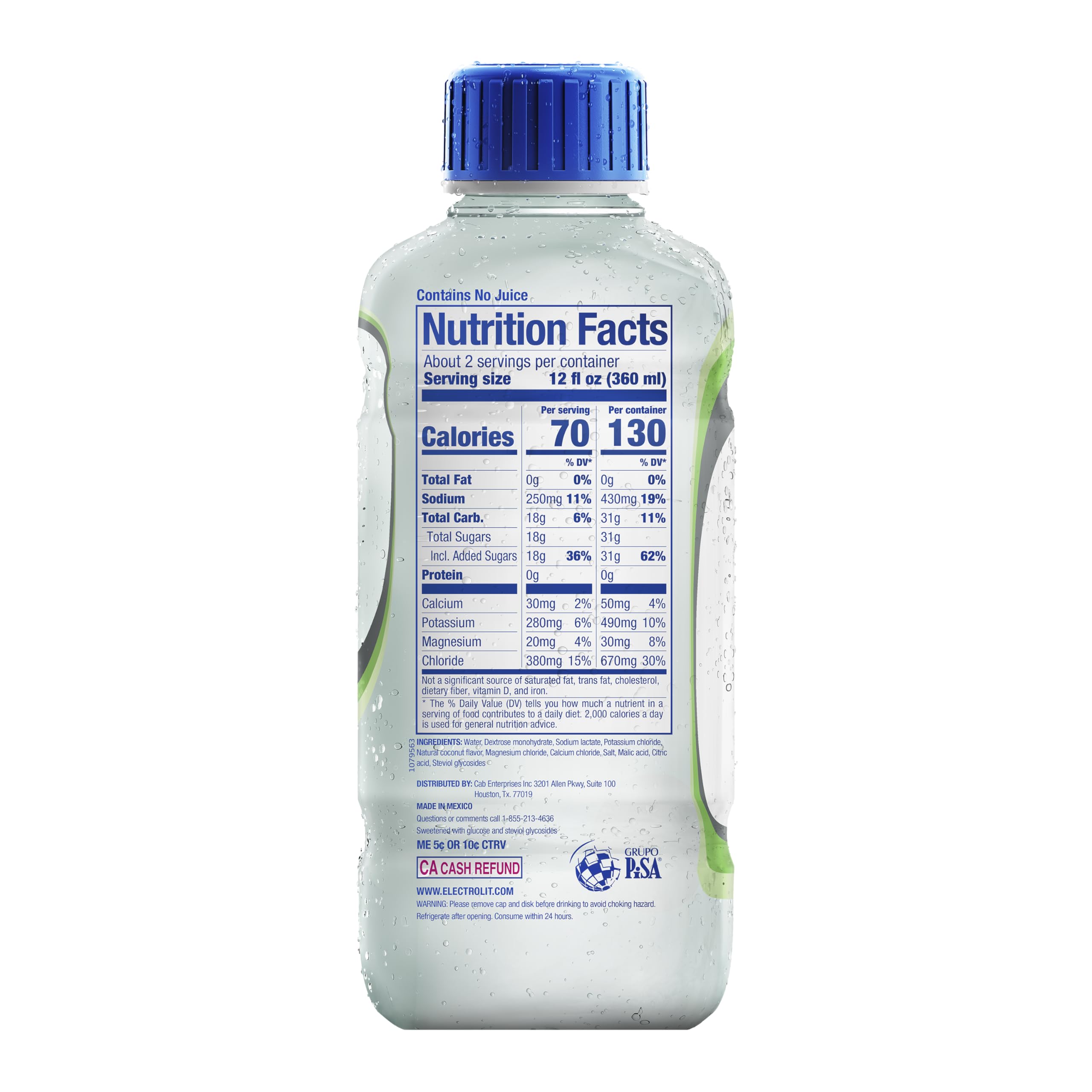 Electrolit Electrolyte Beverage Hydration Drink

