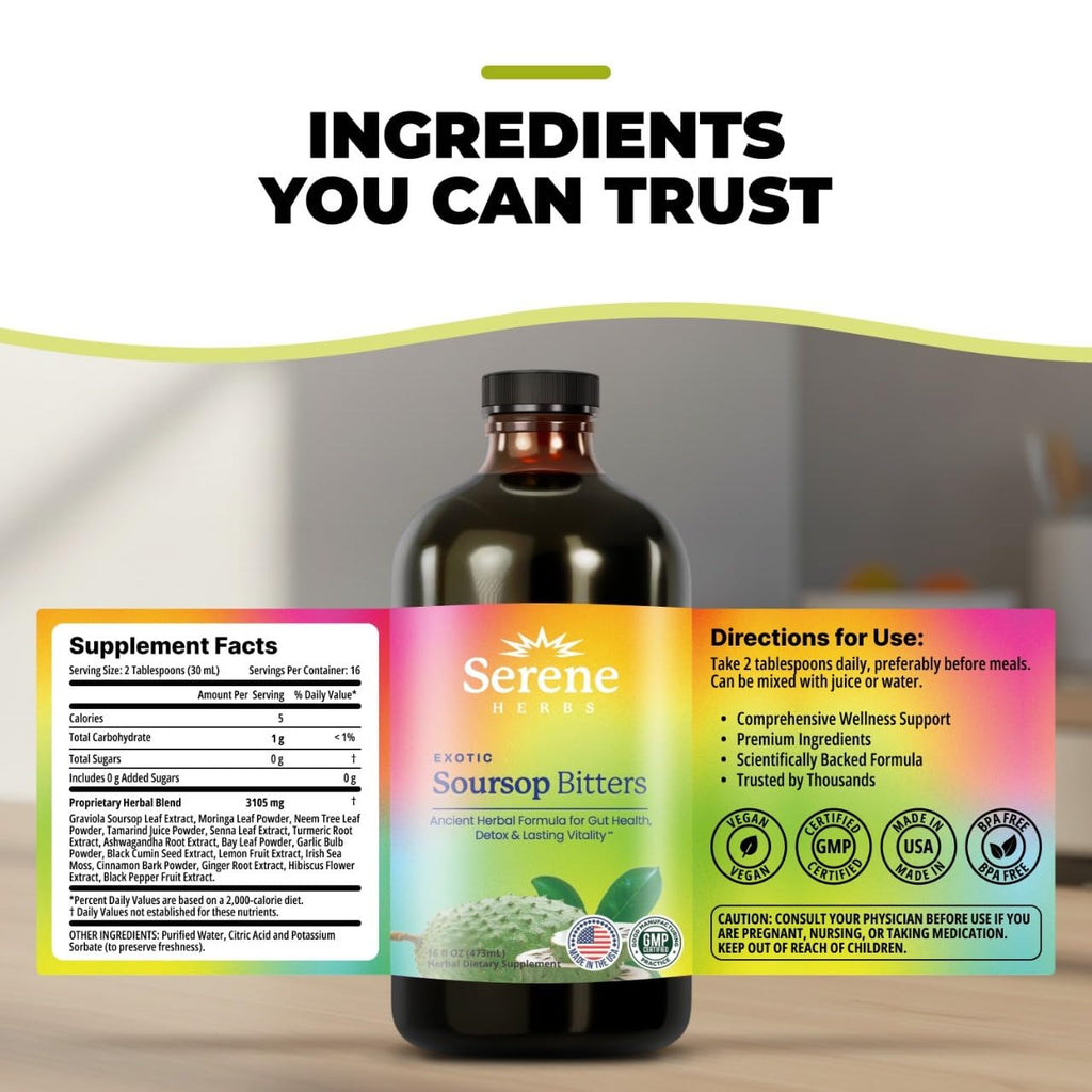 Serene Herbs Digestive Bitters - Herbal Liquid

