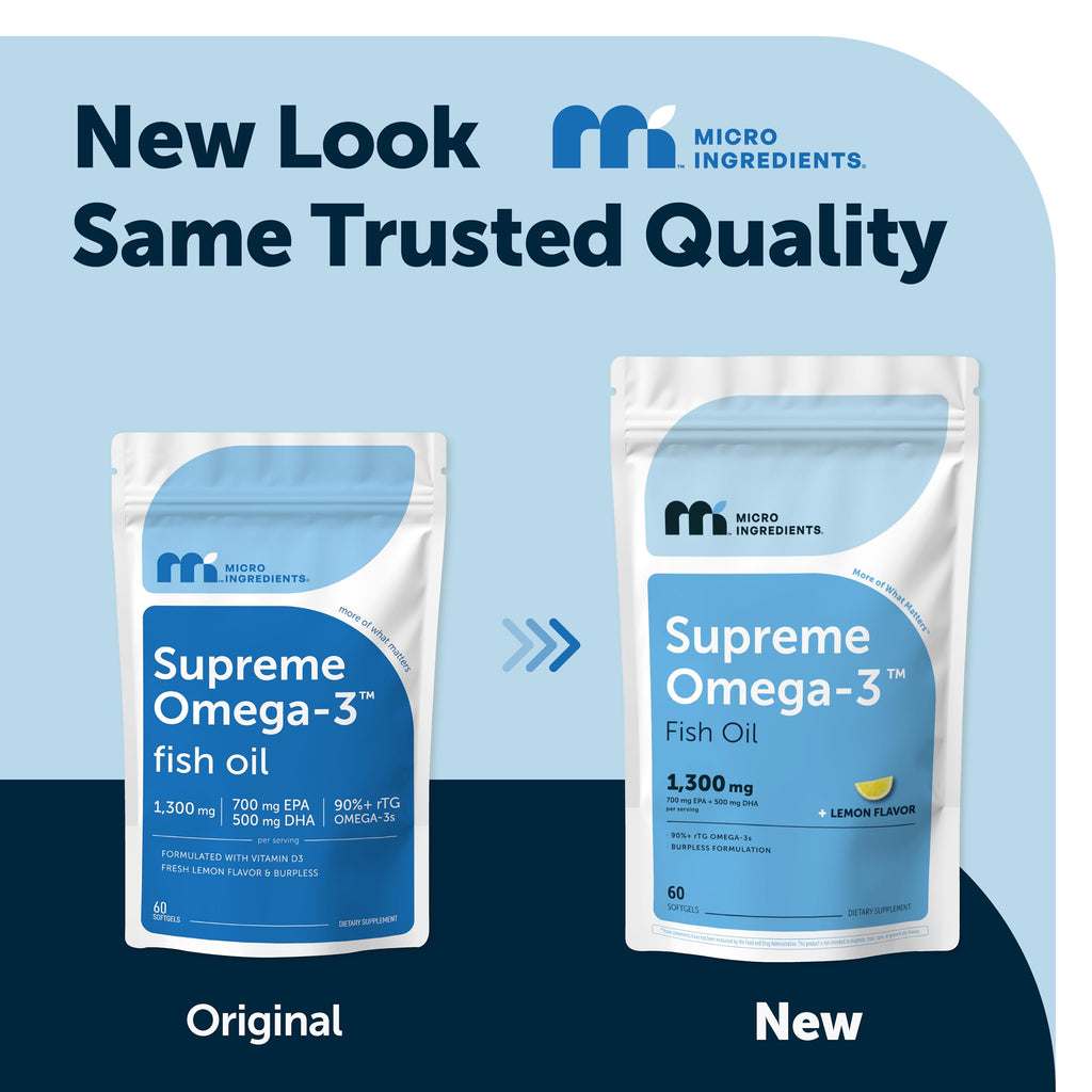 Micro Ingredients Omega-3 Fish Oil with Vitamin D3

