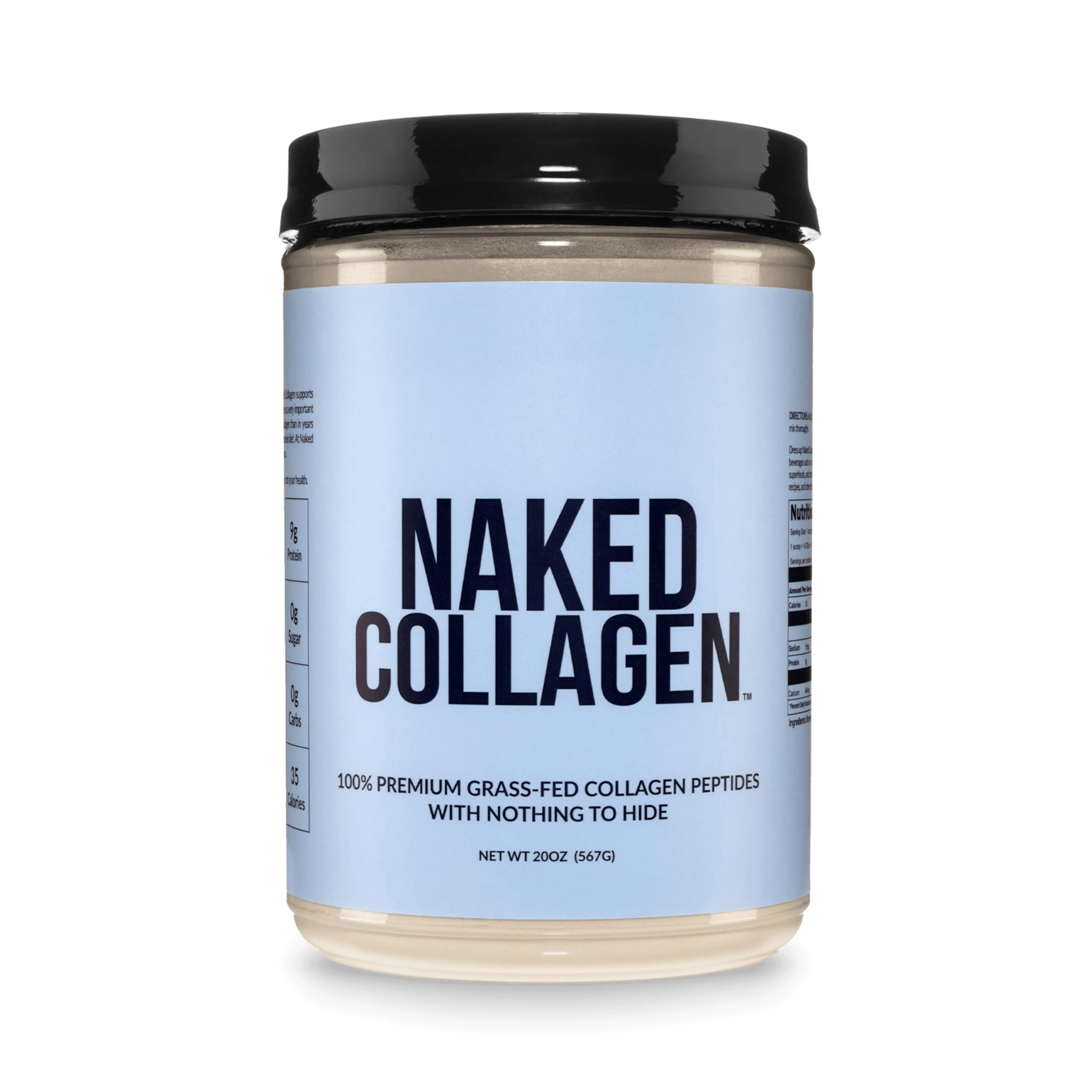 NAKED Collagen Peptides Protein Powder - Grass-Fed NSF Certified

