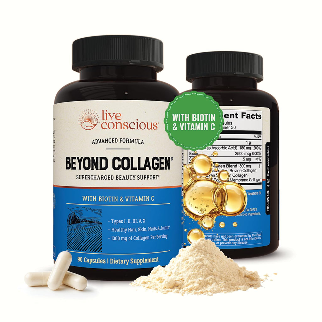 Live Conscious Beyond Collagen Multi-Collagen Capsules


