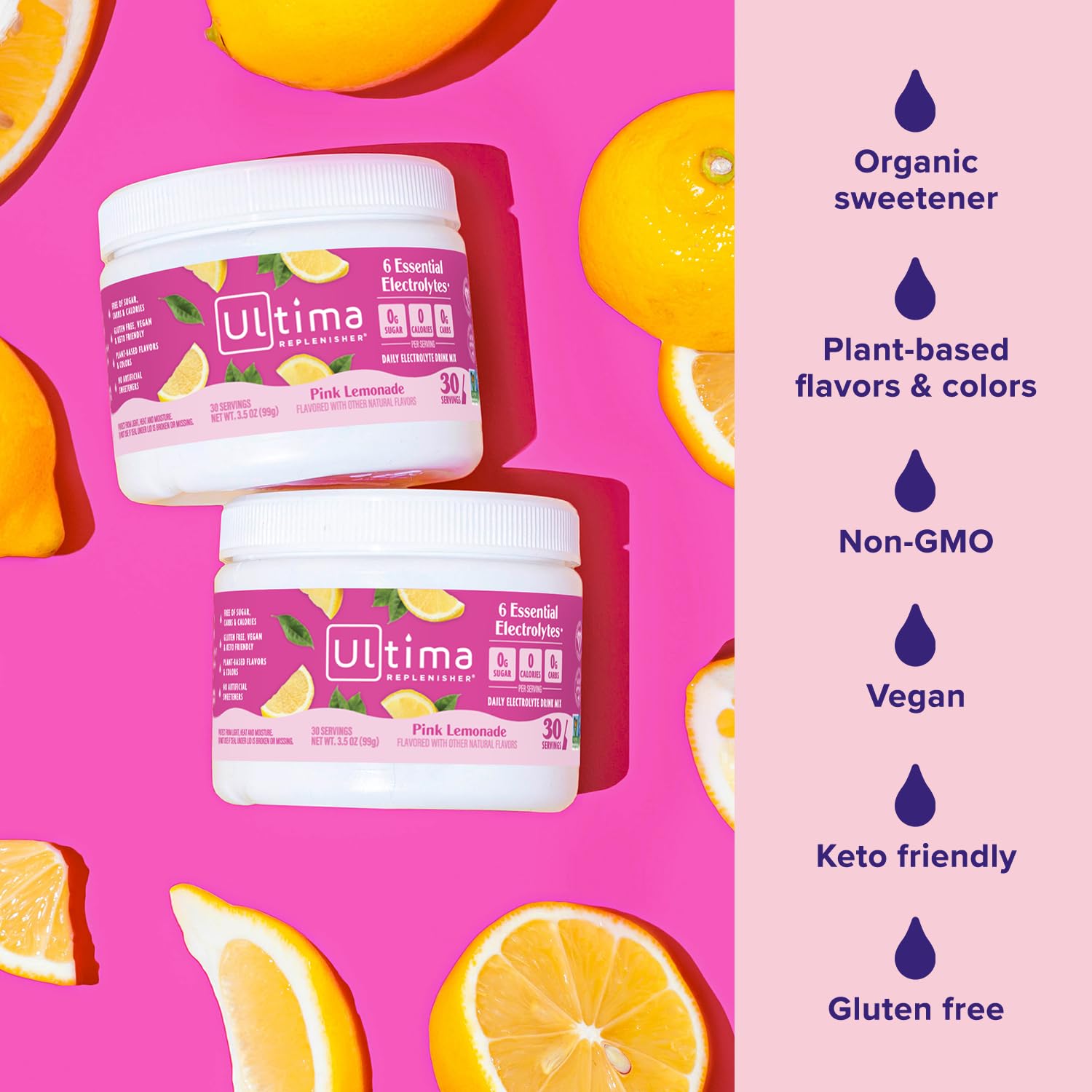 Ultima Replenisher Daily Electrolyte Powder | Zero Sugar

