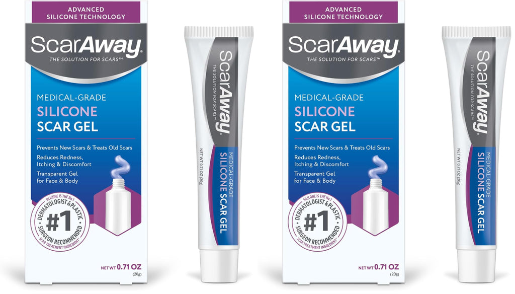ScarAway Silicone Scar Gel for Hypertrophic & Keloid Scars