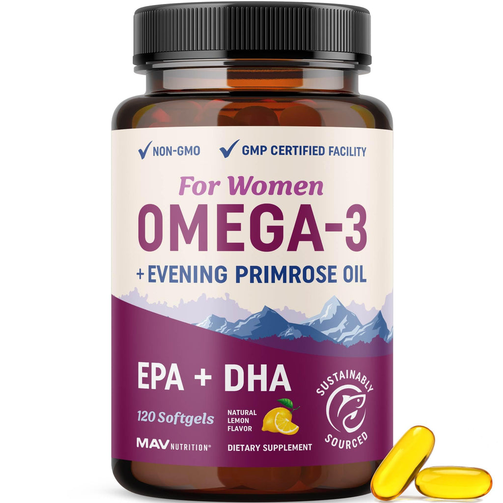 MAV Nutrition Fish Oil Omega-3 for Women | Purity

