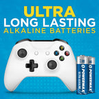 Powermax AA Alkaline Batteries - 1.5V Non-Rechargeable

