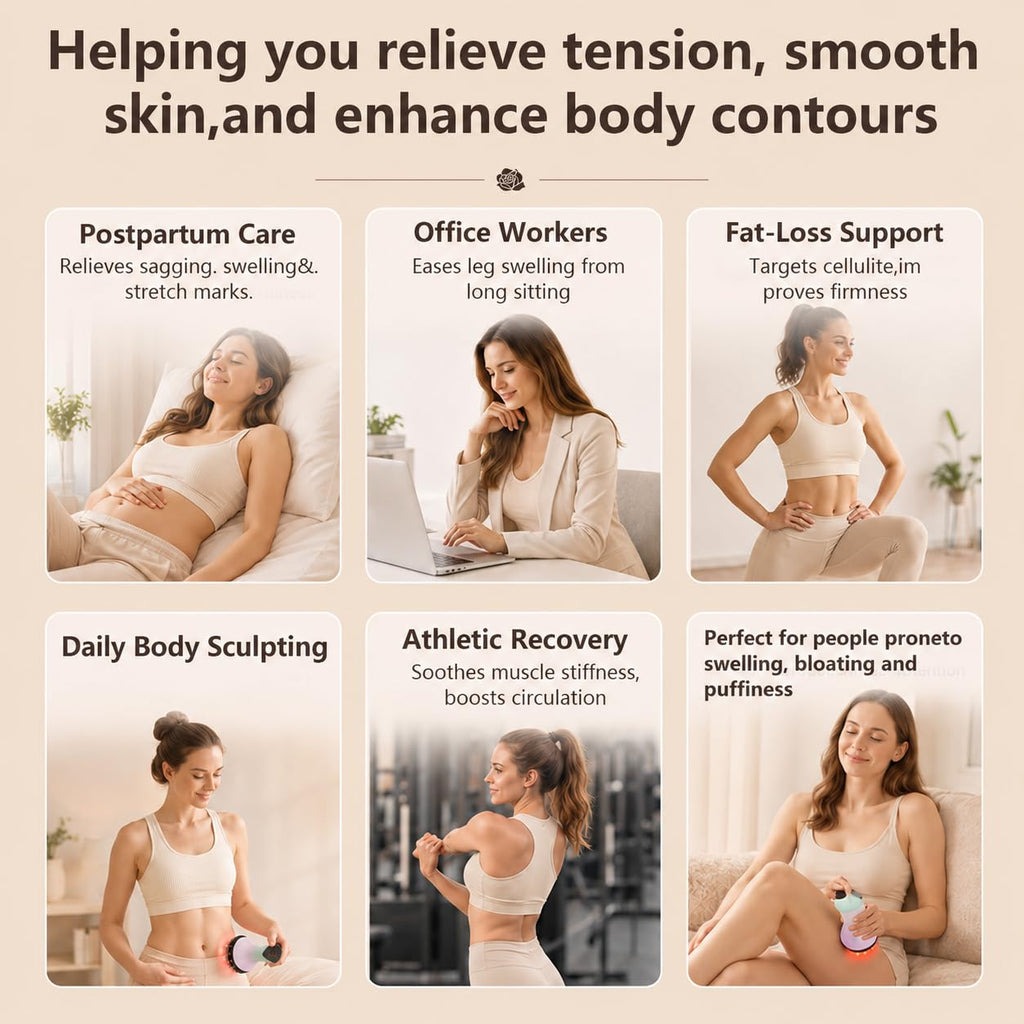 Lymphatic Drainage Massager - 4-in-1 Body Sculpting Tool

