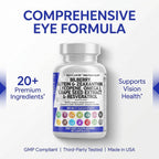 Clean Nutra Eye Vitamins with Bilberry Lutein and Zeaxanthin

