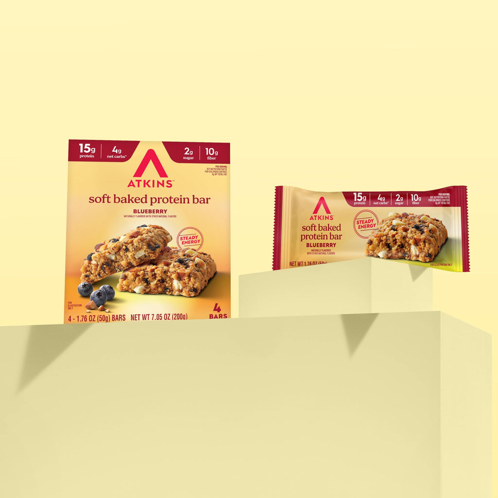 Atkins Soft Baked Protein Bars High Protein Snack


