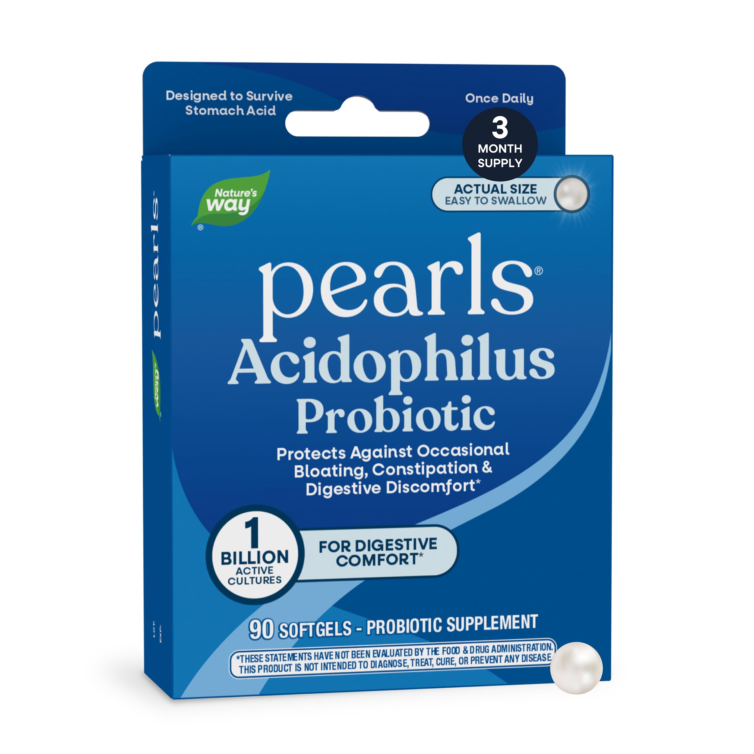 Nature's Way Probiotic Pearls Acidophilus Digestive Balance

