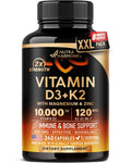 Vitamin D3 K2 Immune & Bone Health Supplement