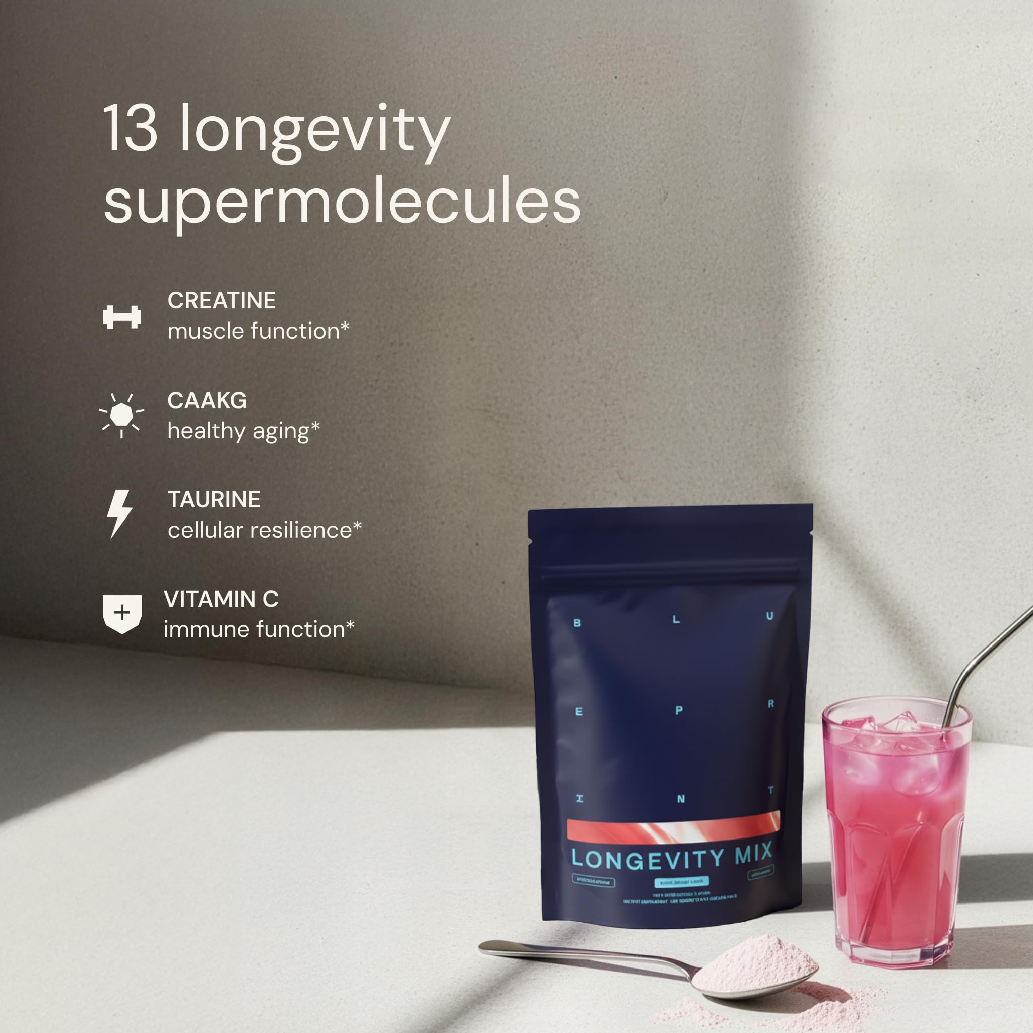 Blueprint Longevity Mix Muscle Recovery Supplement

