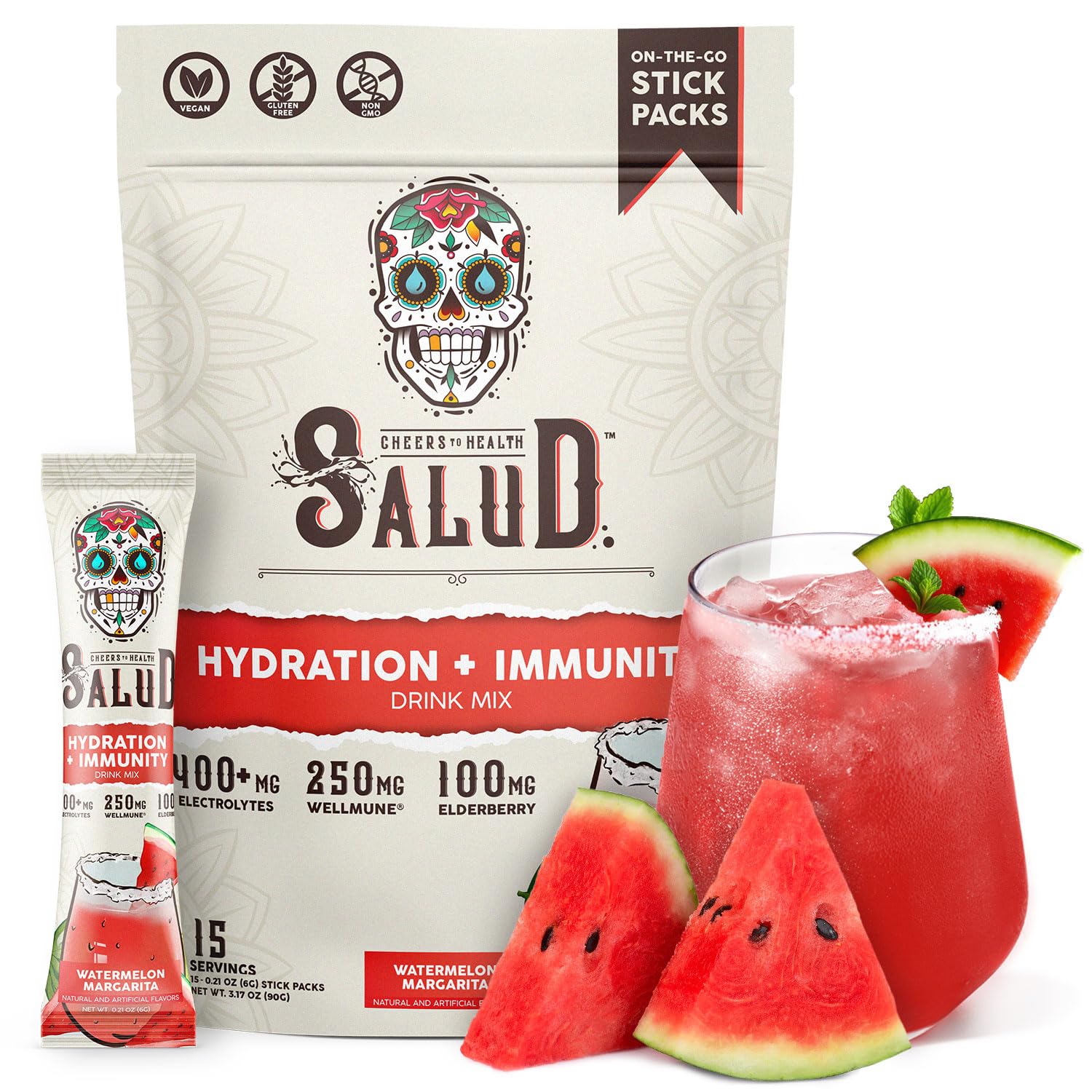 Salud 2-in-1 Hydration Sachets + Immunity Electrolytes Powder