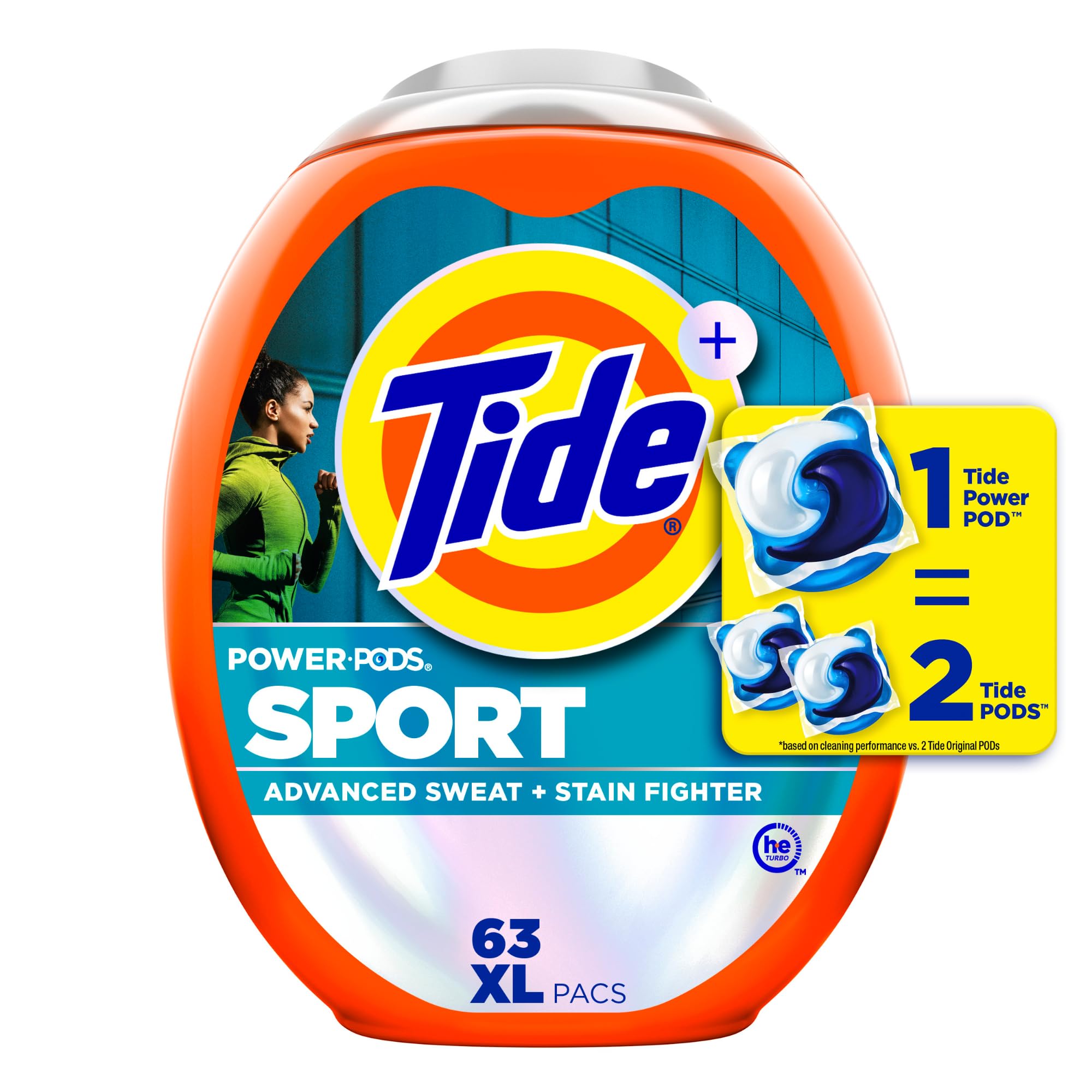 Tide Power PODS Detergent Pacs with Febreze Odor Eliminators

