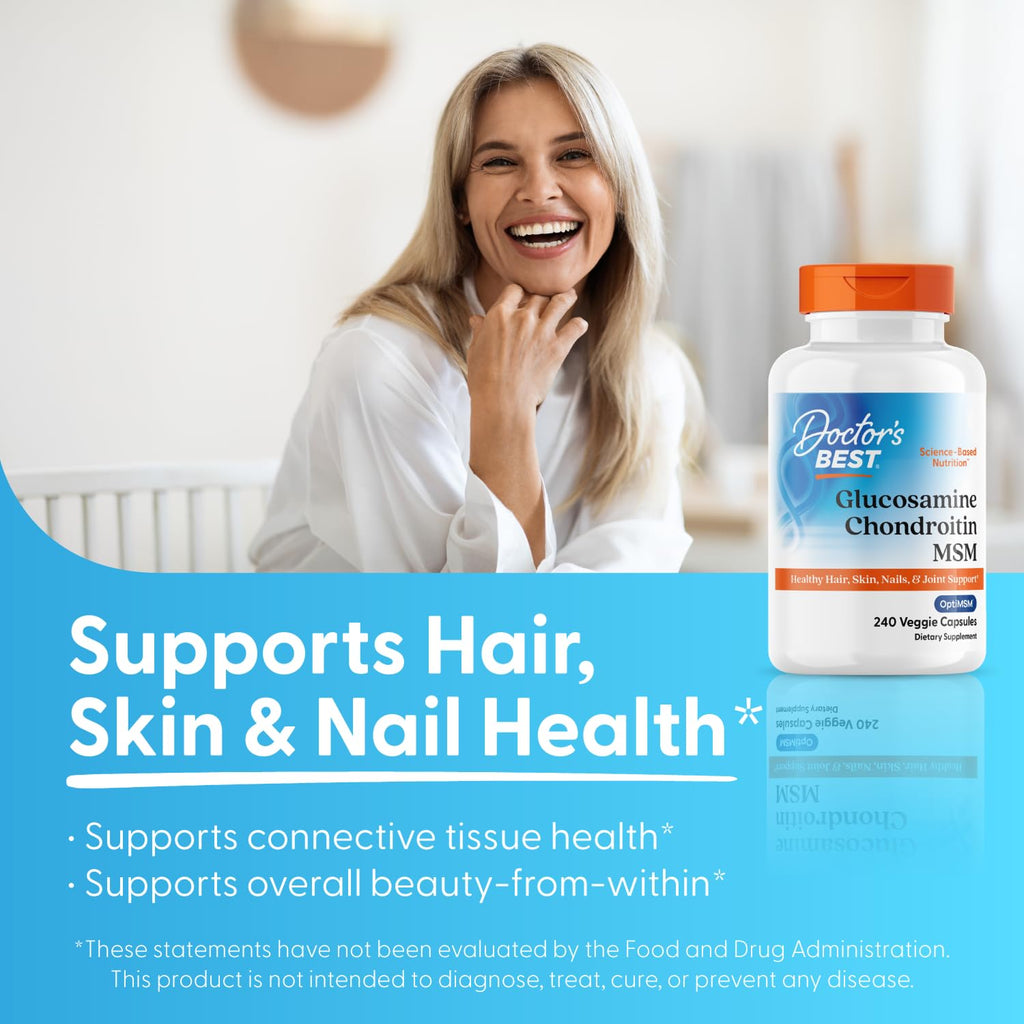 Doctor's Best Glucosamine Chondroitin MSM Joint Health

