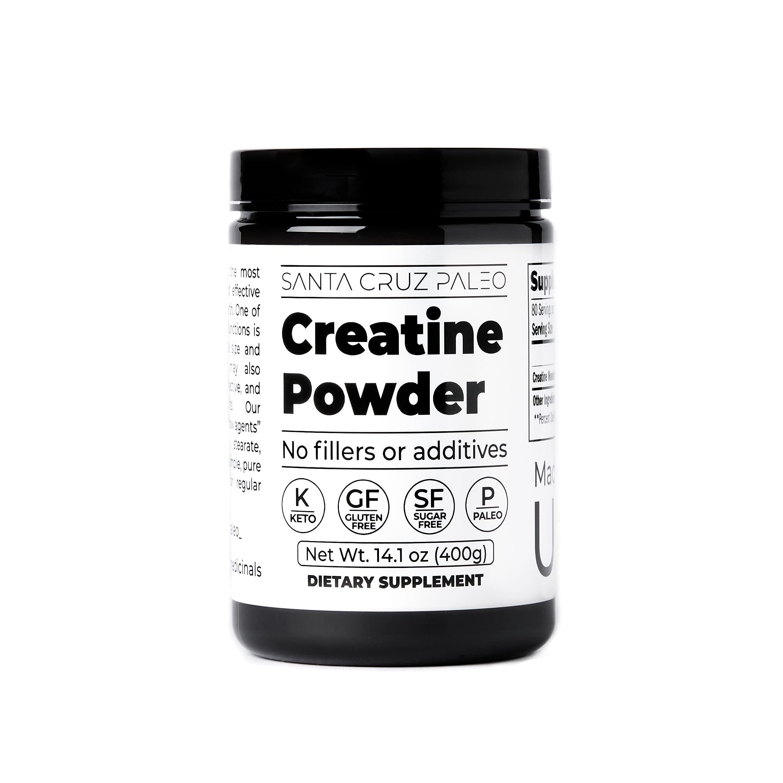 Santa Cruz Paleo Creatine Monohydrate Powder - Unflavored

