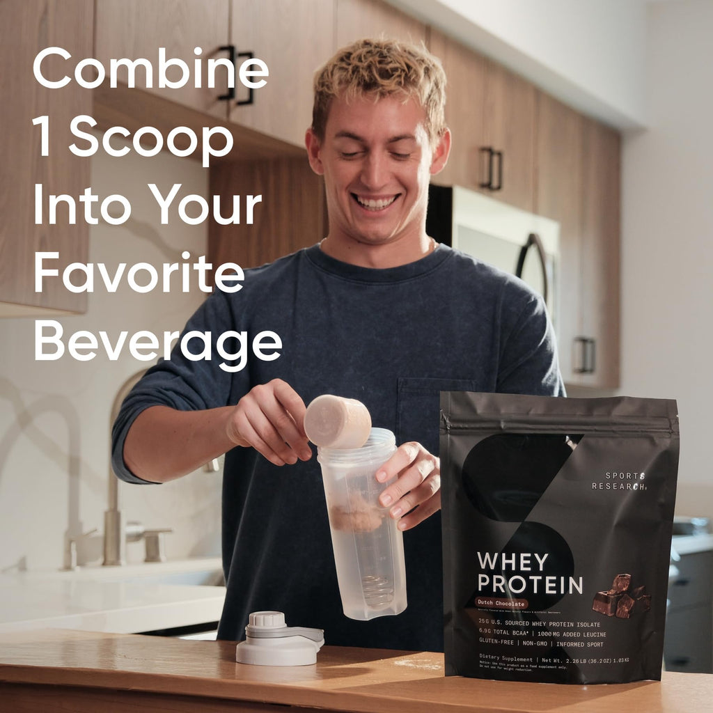 Whey Protein Isolate by Sports Research Protein Powder

