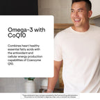 THORNE Omega-3 with CoQ10 Fish Oil | Brain & Heart Support

