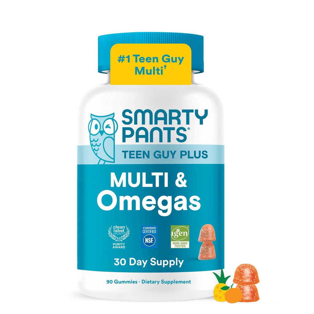 SmartyPants Teen Guy Multivitamin Gummies with Omegas

