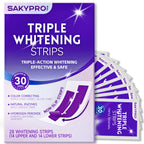 SAKYPRORAL Purple Teeth Whitening Strips - Enamel Safe

