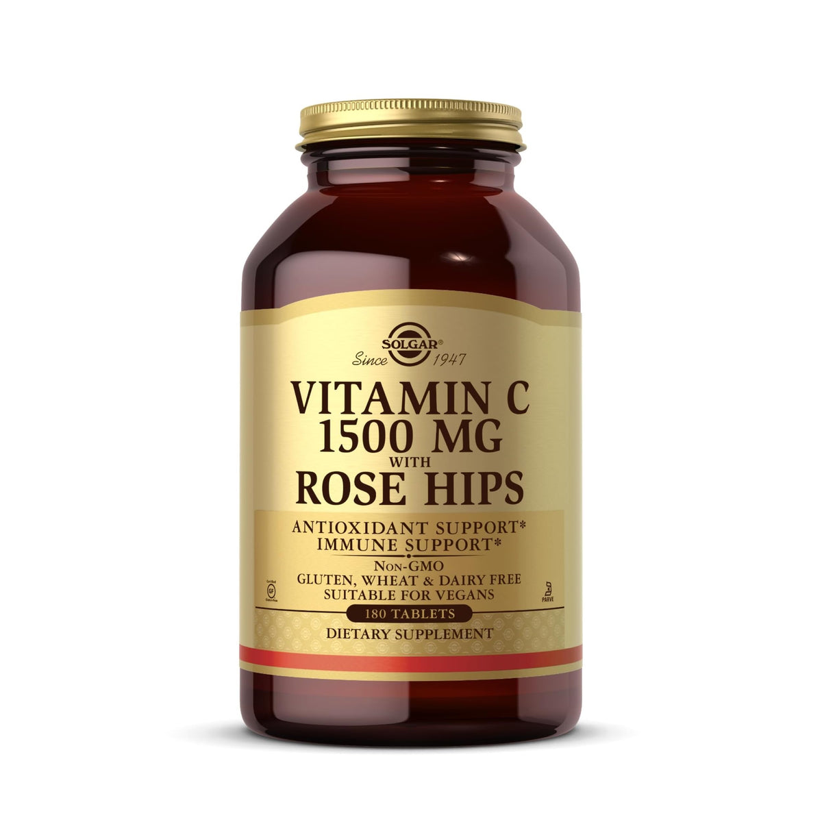 Solgar Vitamin C 1000 mg with Rose Hips Immune Support Vitamin C Supplement