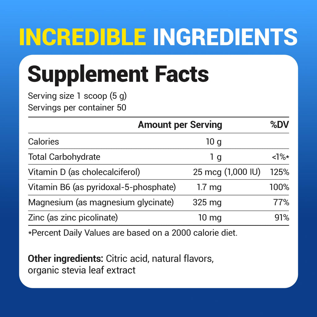 Magnesium Glycinate Powder - Dr. Berg Sleep Support

