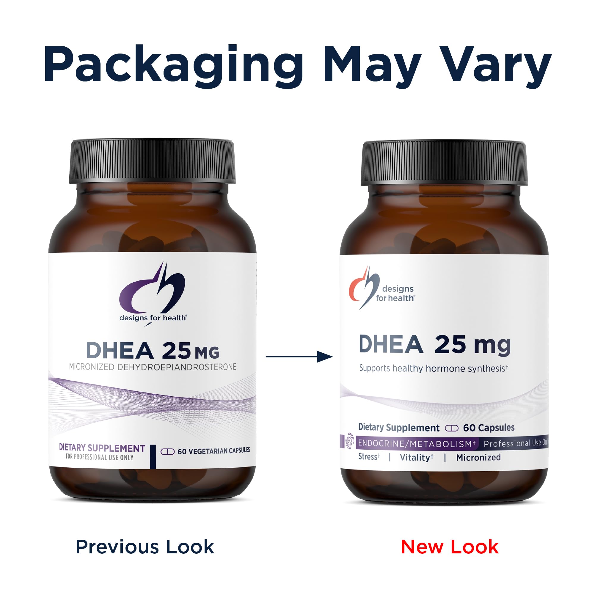 Designs for Health DHEA Supplement for Men & Women - Non-GMO

