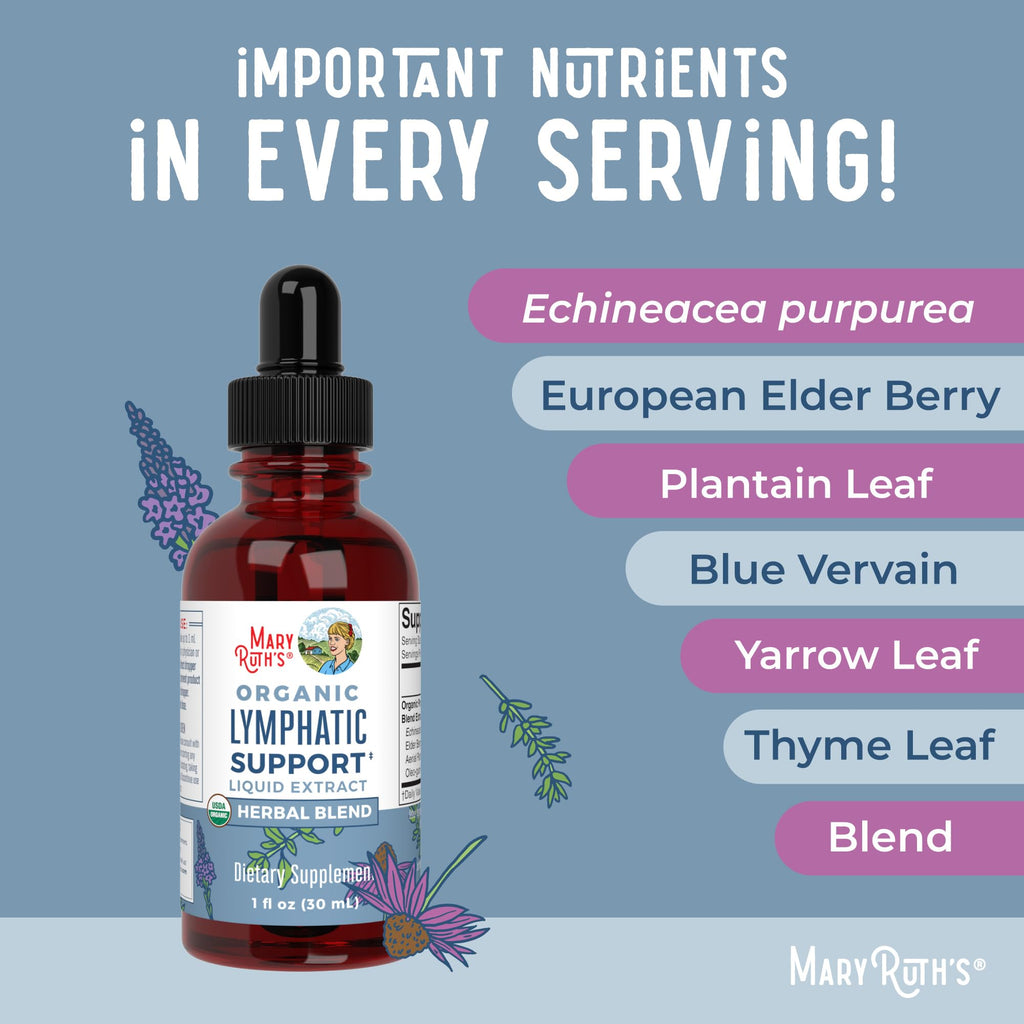 MaryRuth's Lymphatic Drops - Organic Herbal Blend

