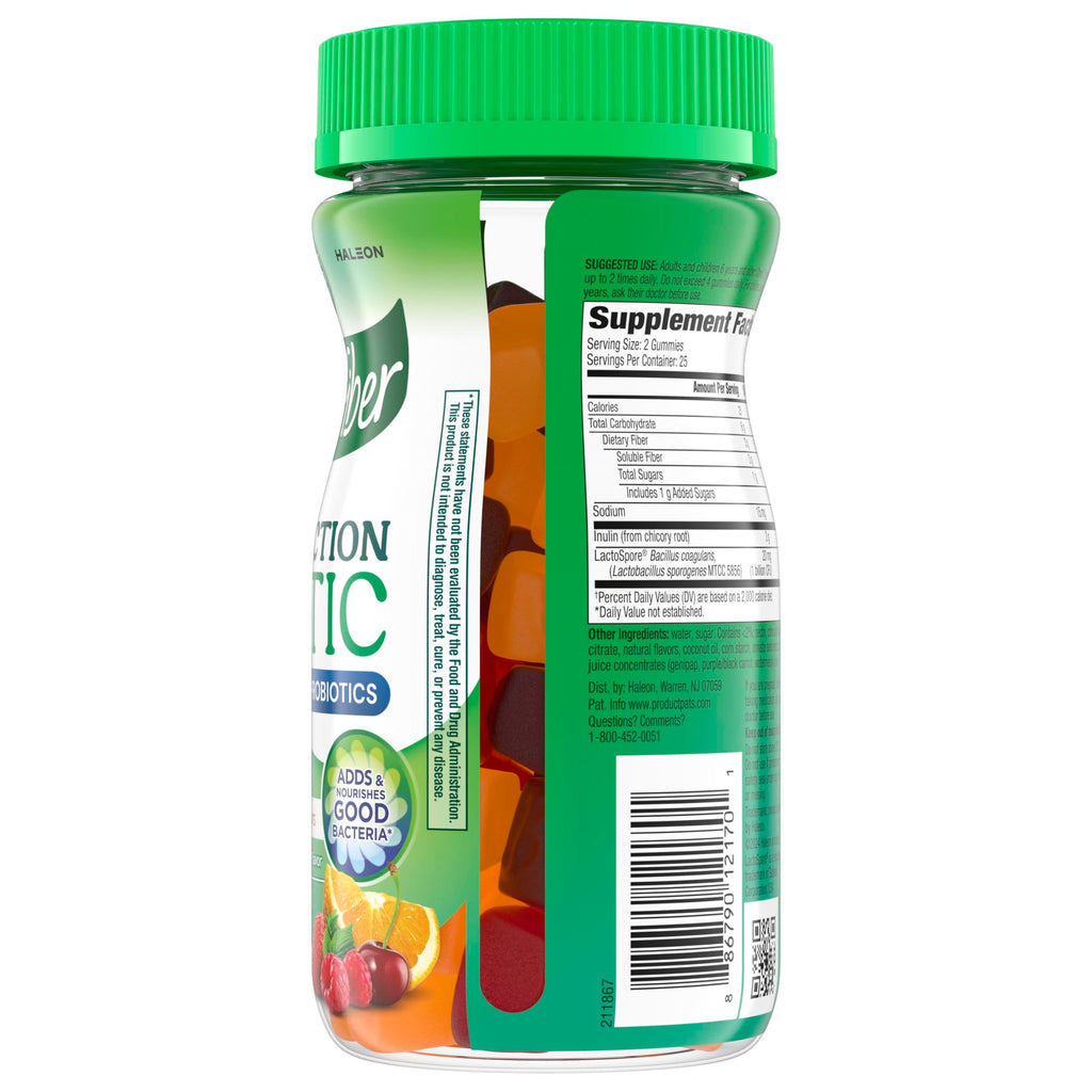 Benefiber Prebiotic Fiber Gummies with Probiotics

