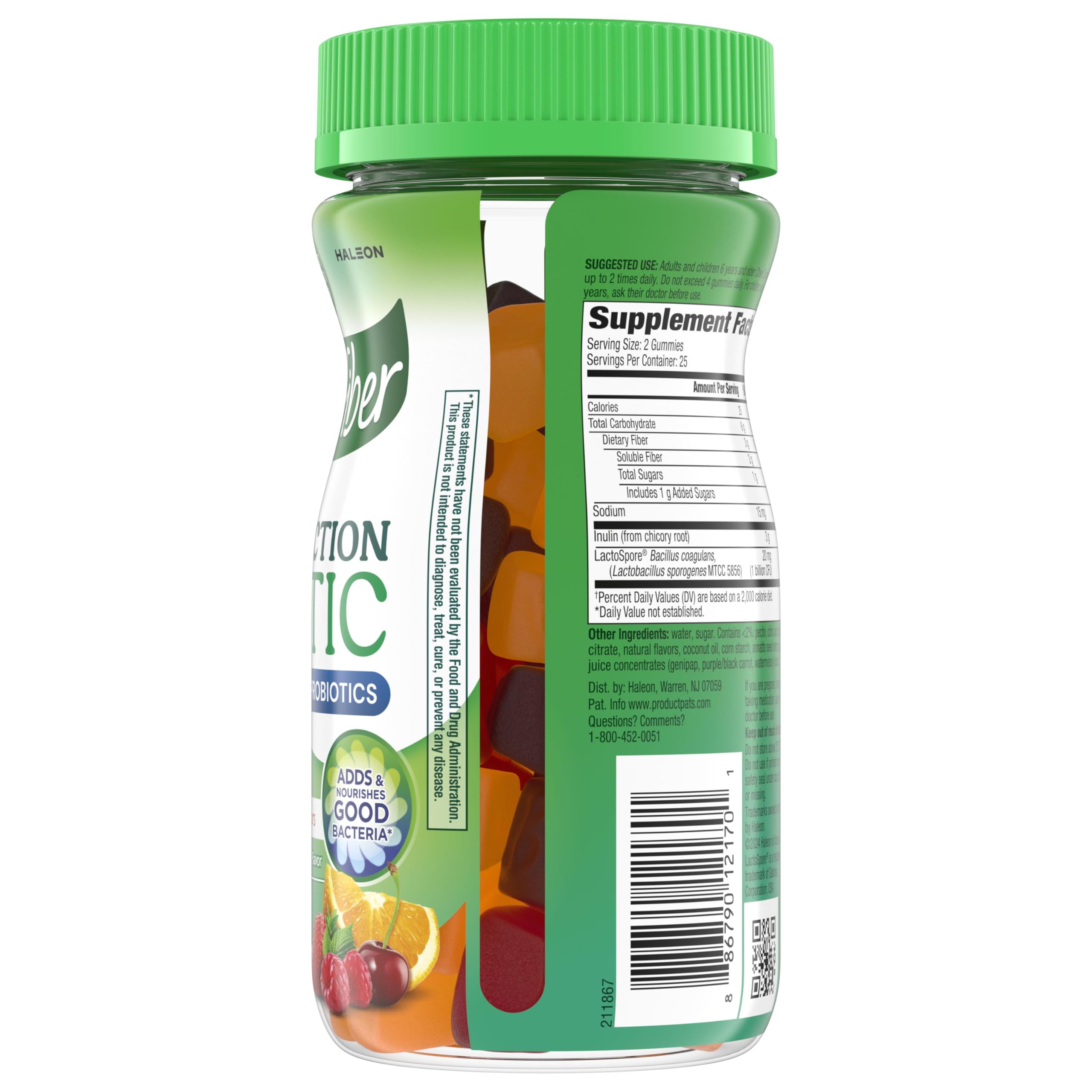 Benefiber Prebiotic Fiber Gummies with Probiotics

