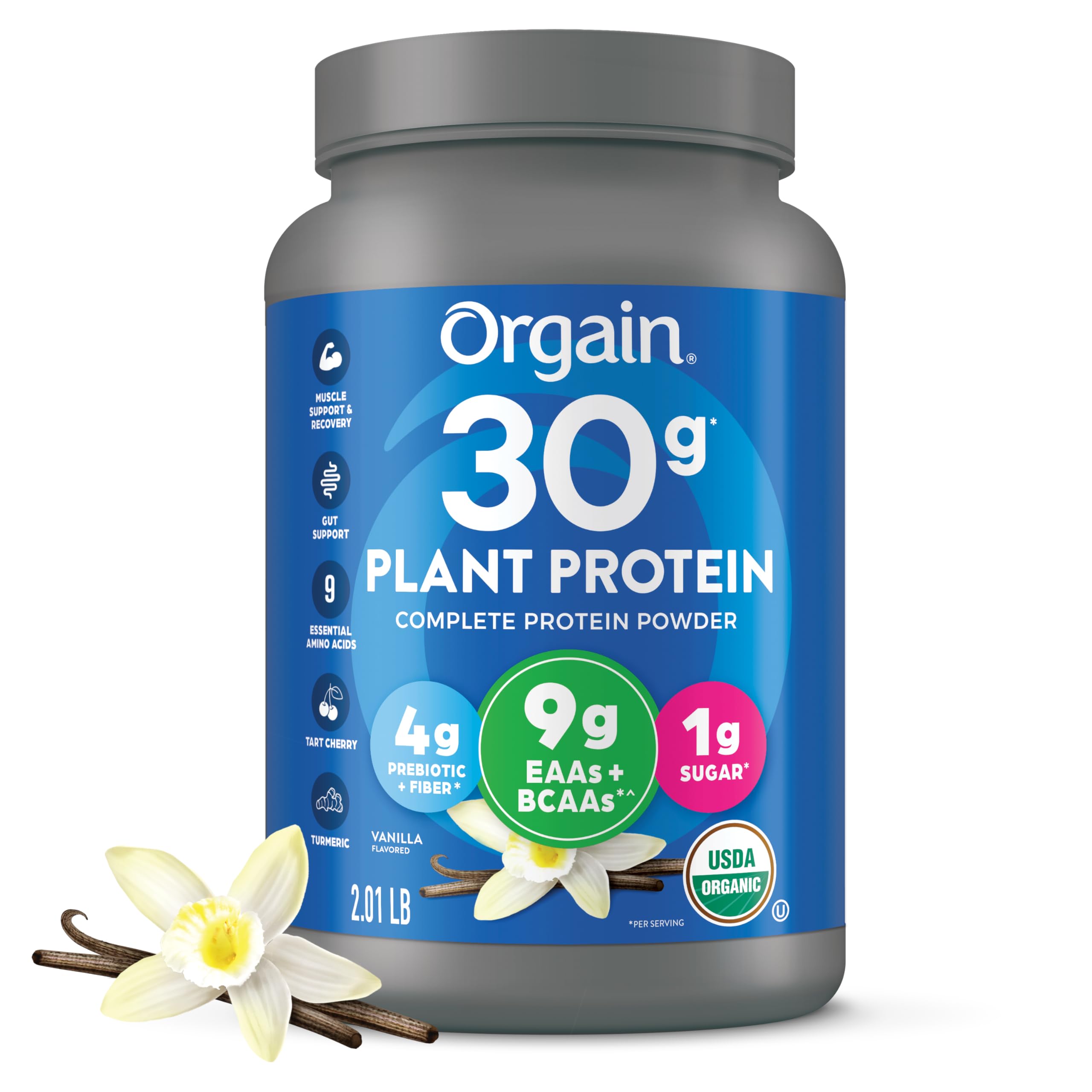 Orgain Organic Plant Protein Powder - Vegan & Plant-Based

