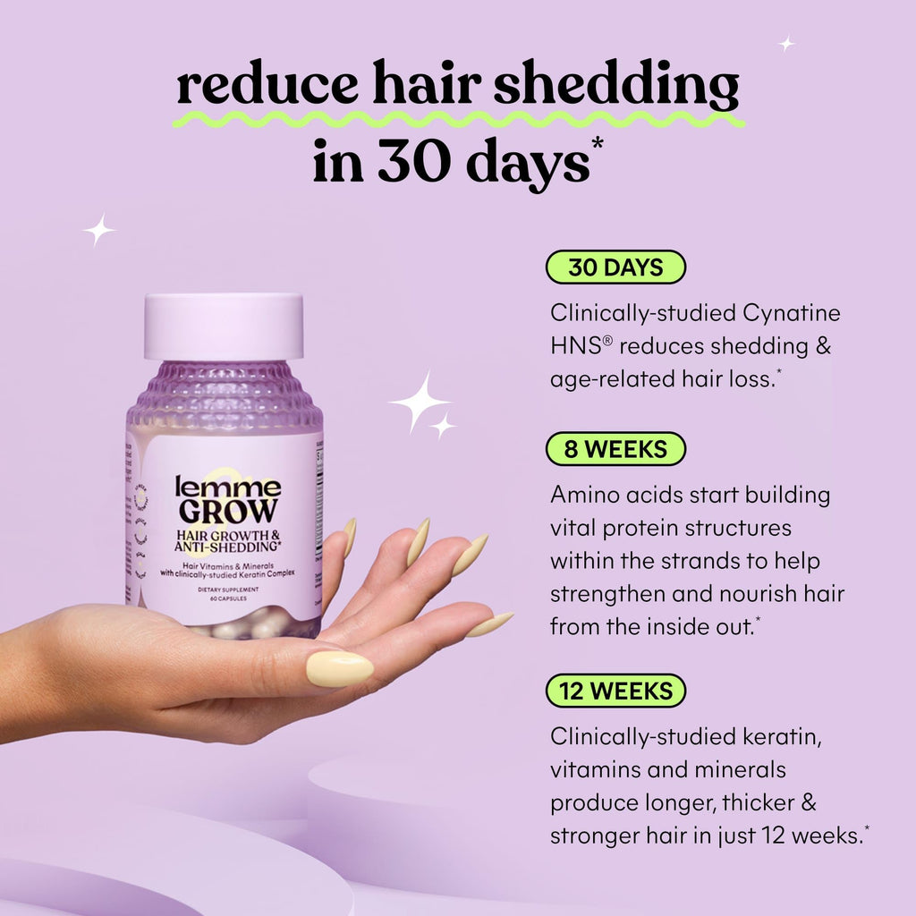 Hair Growth Capsules by Lemme Grow | Keratin Complex

