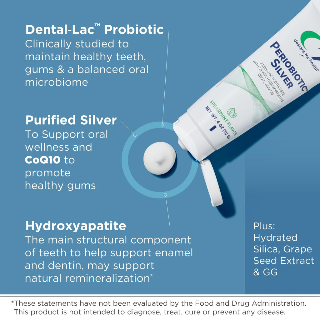Designs for Health PerioBiotic Hydroxyapatite Toothpaste

