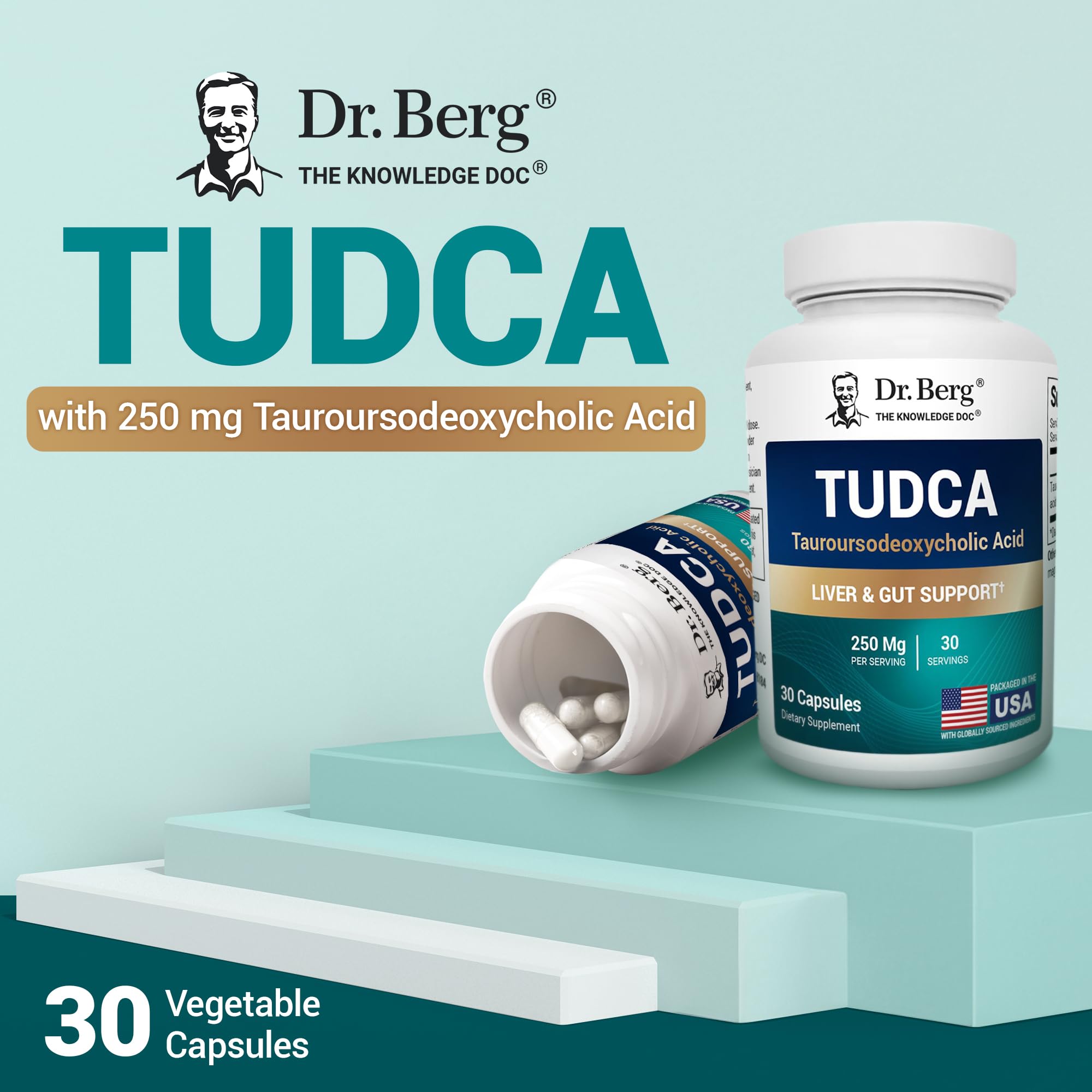 Dr. Berg TUDCA Supplement for Liver Health | Digestive

