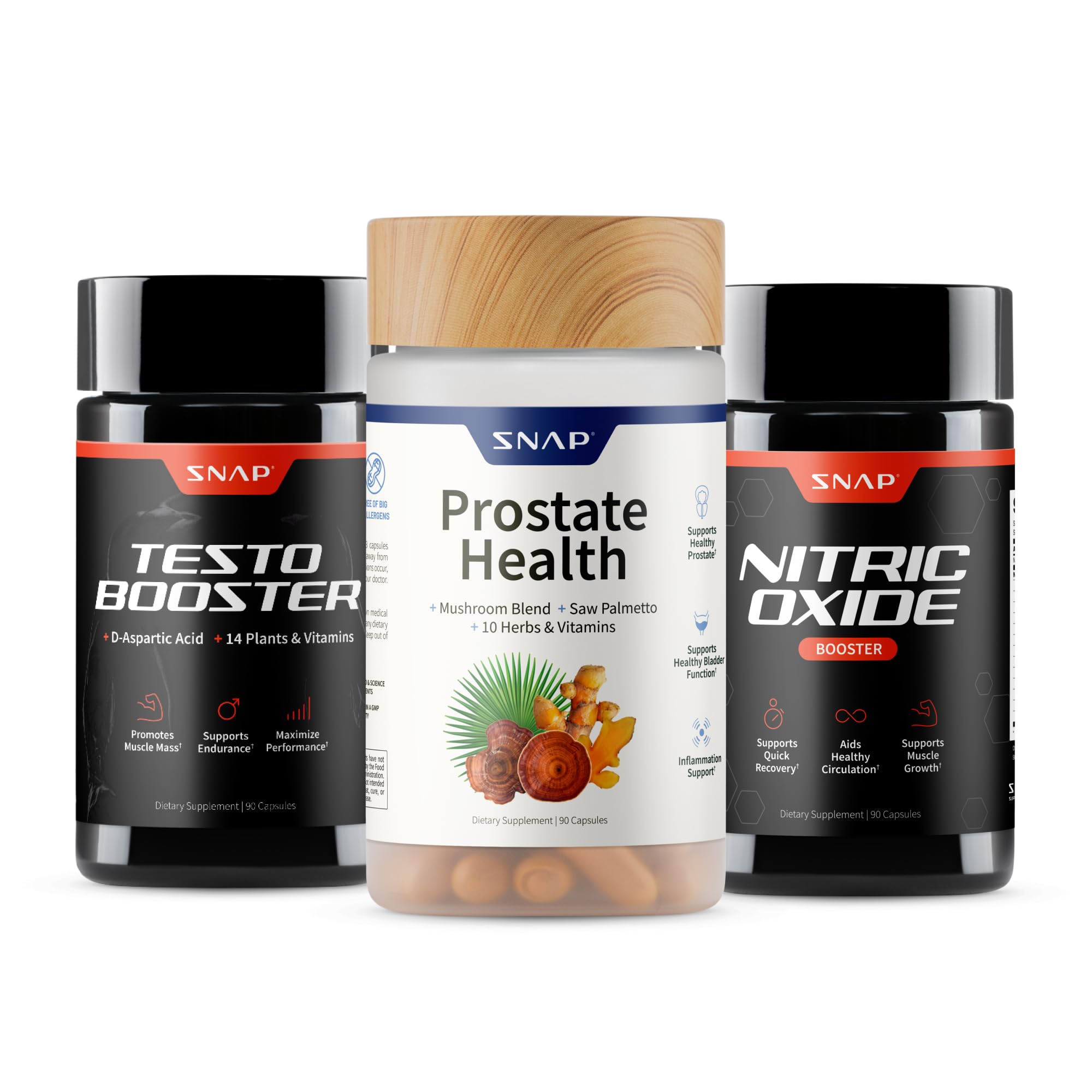 Men's Wellness Bundle by Snap Supplements

