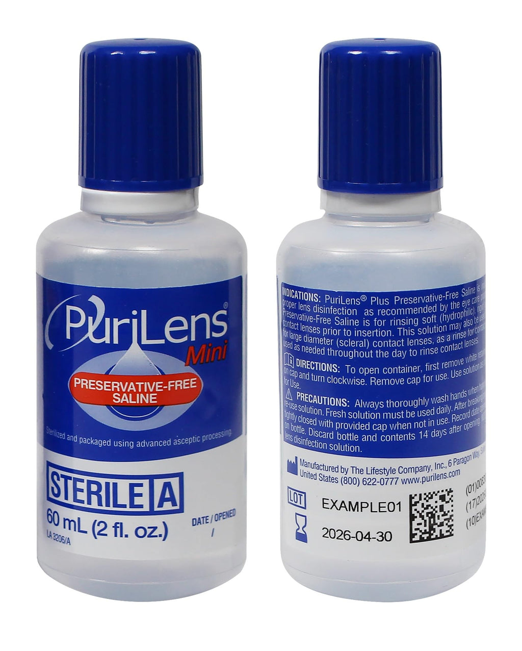 Purilens Mini Preservative-Free Contact Lens Saline

