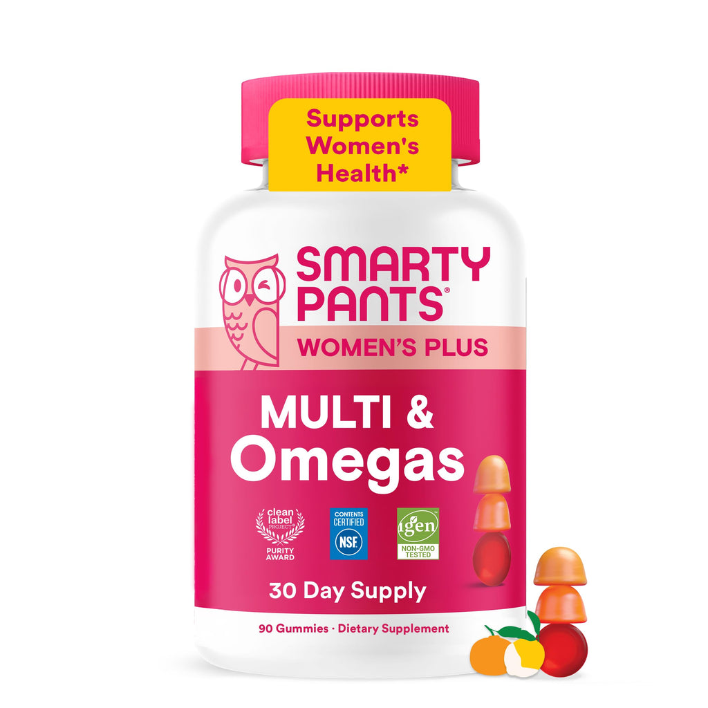 SmartyPants Women's Multivitamin Gummies | Omega-3 DHA/EPA

