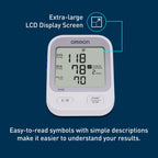 OMRON Silver Upper Arm Blood Pressure Monitor with Bluetooth

